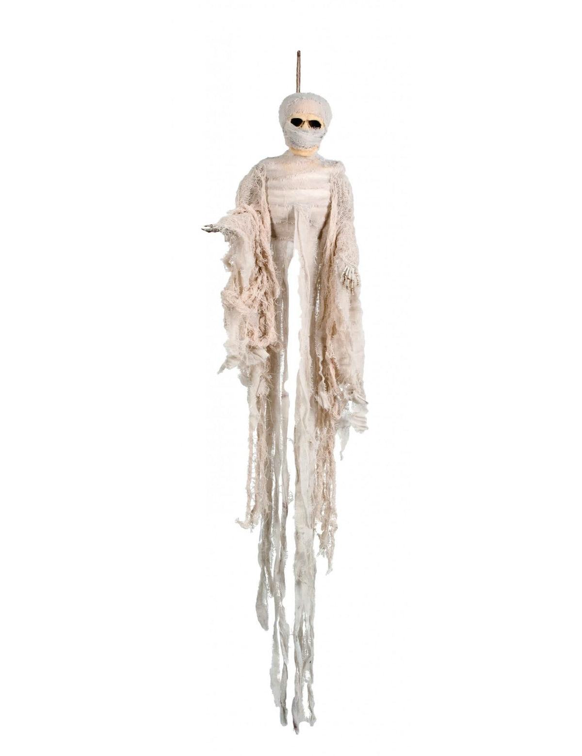 Dimensões da decoração de esqueleto múmia para halloween