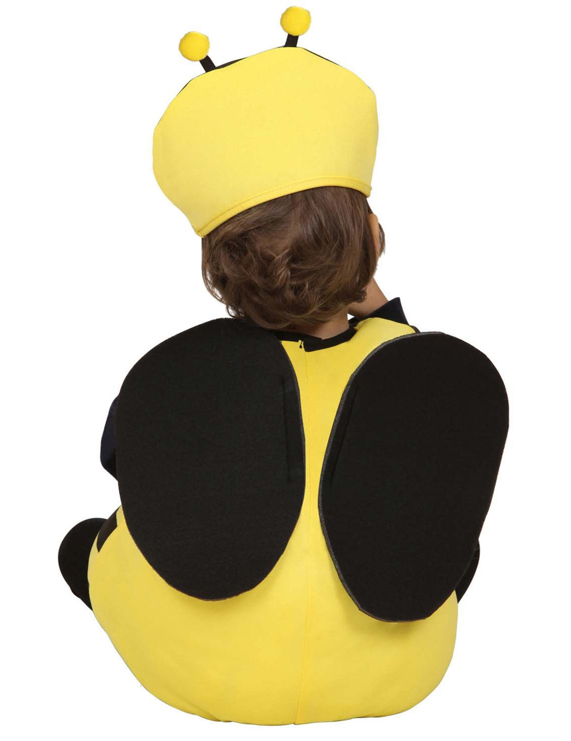 Vue de dos du déguisement d'abeille pour bébé
