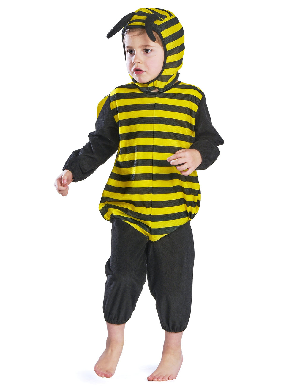 Vue de face du déguisement abeille