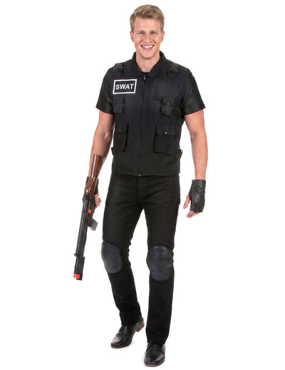 Disfarce agente do SWAT homem