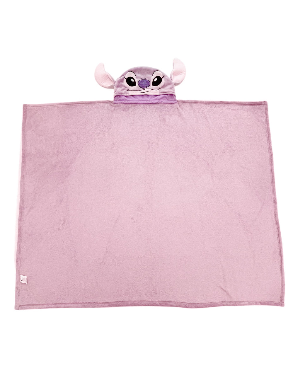 Vue d'ensemble du déguisement plaid polaire à capuche Angel Lilo & Stitch