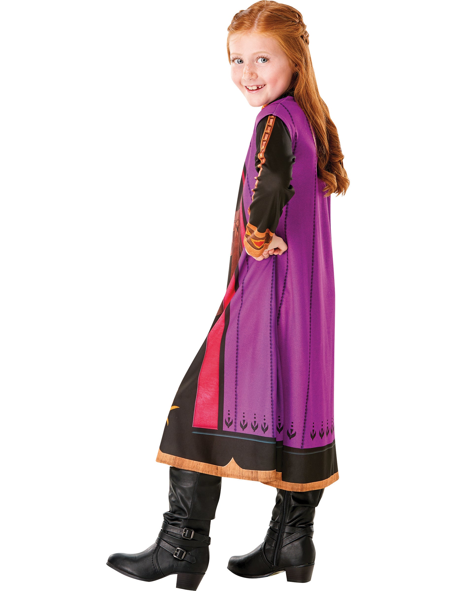 Vue de profil du déguisement Anna La Reine des neiges 2™