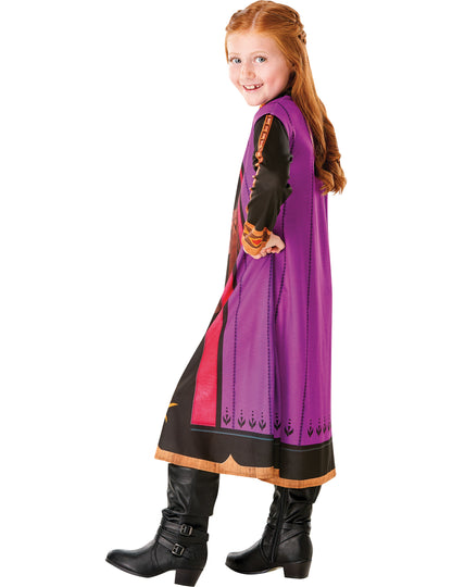 Vue de profil du déguisement Anna La Reine des neiges 2™