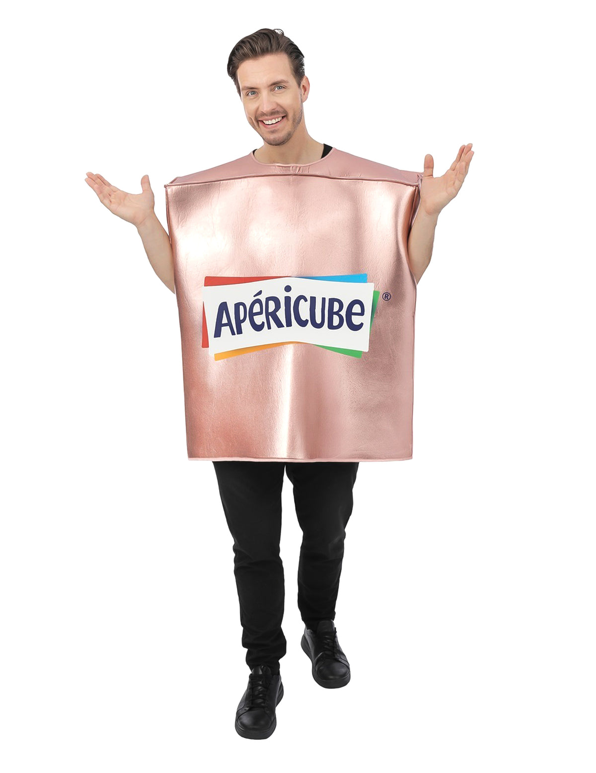 Fato de Apéricube™ cor-de-rosa para adulto