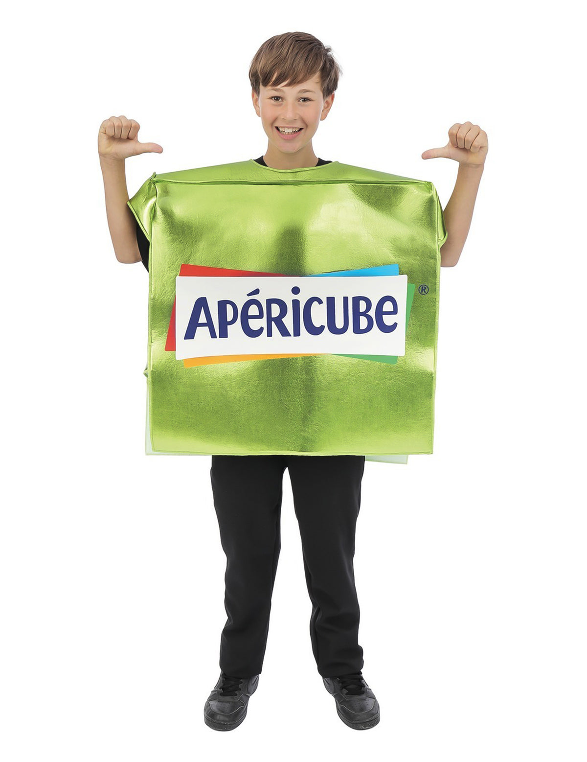 Disfarce de Apéricube™ verde para criança