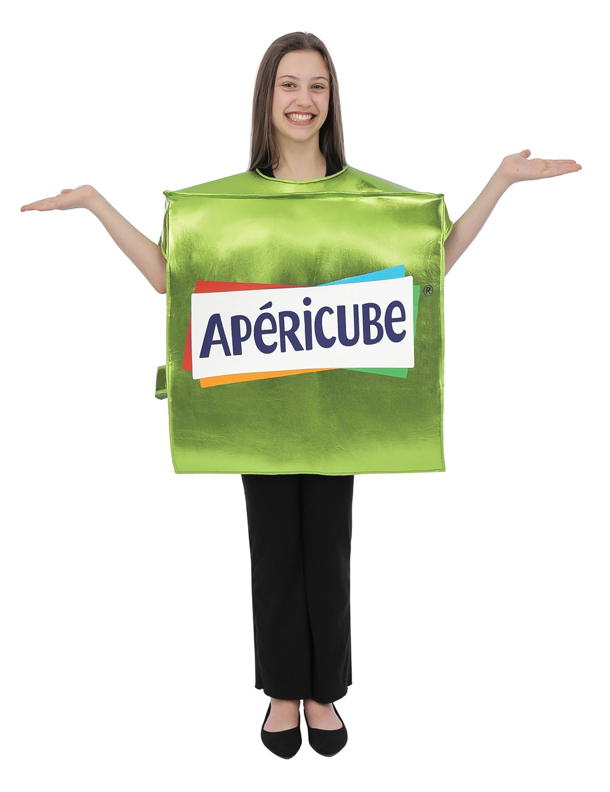 Disfarce de Apéricube™ verde para criança