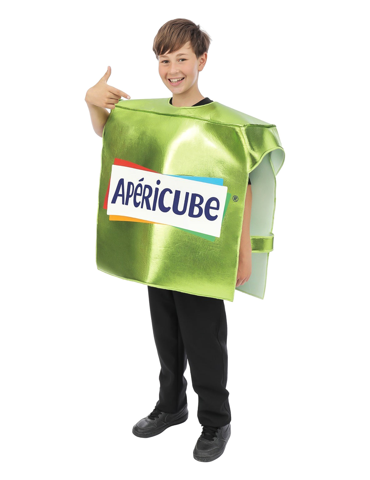 Disfarce de Apéricube™ verde para criança