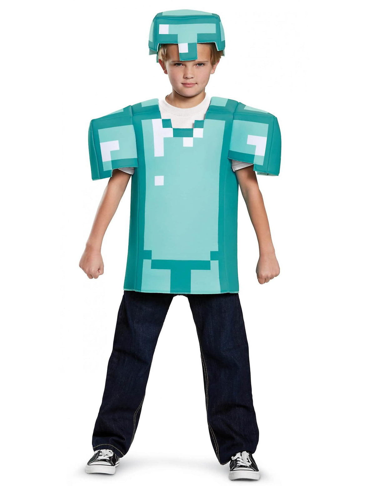 Visão geral do fato de armadura Minecraft