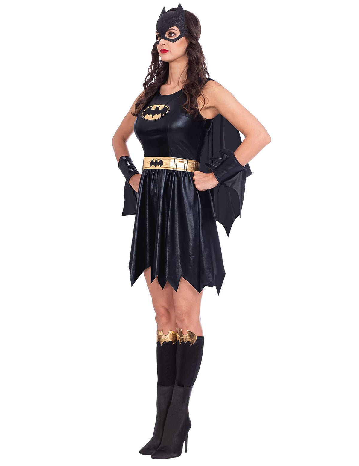 Vue de profil du déguisement Batgirl™ classique