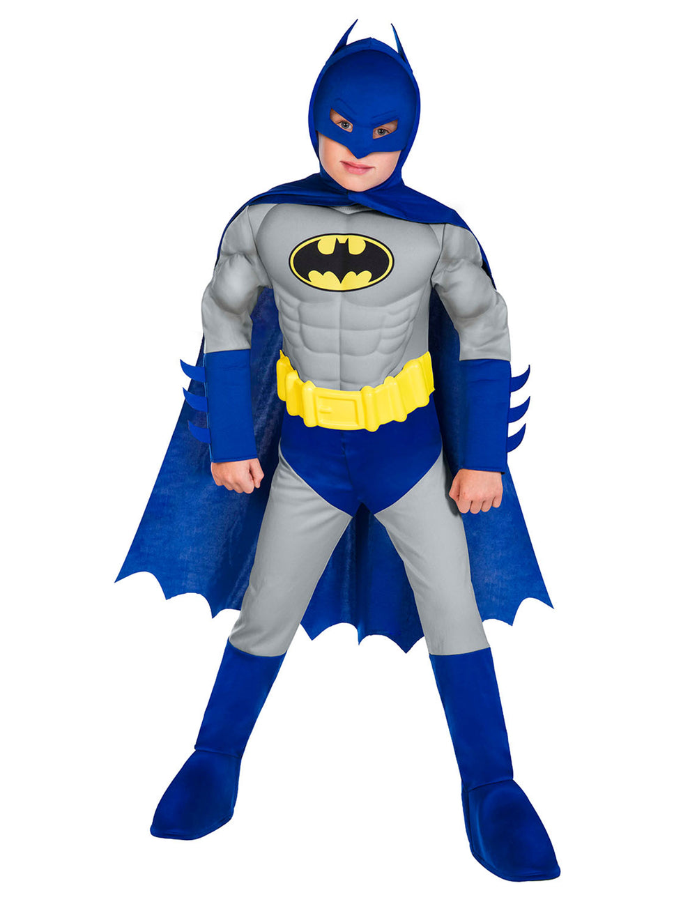 Vue d'ensemble du déguisement Batman Musclé pour enfant