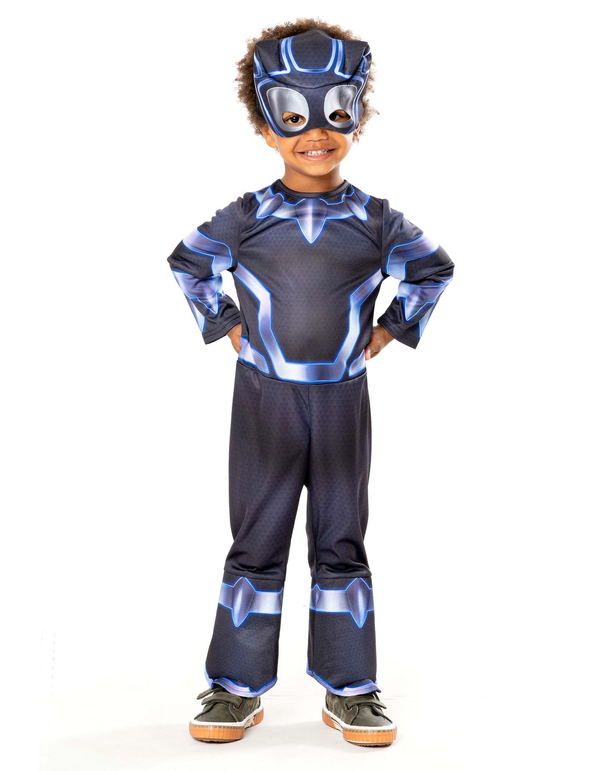 Déguisement Black Panther Spidey et ses amis extraordinaires pour enfant noir et bleu avec masque