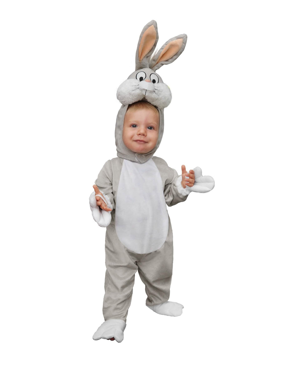 Fato de Bugs Bunny™ para bebé cinzento e branco