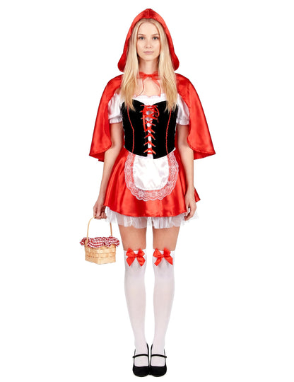 Disfarce de capuchinho vermelho para mulher
