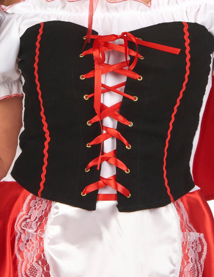 Disfarce de capuchinho vermelho para mulher