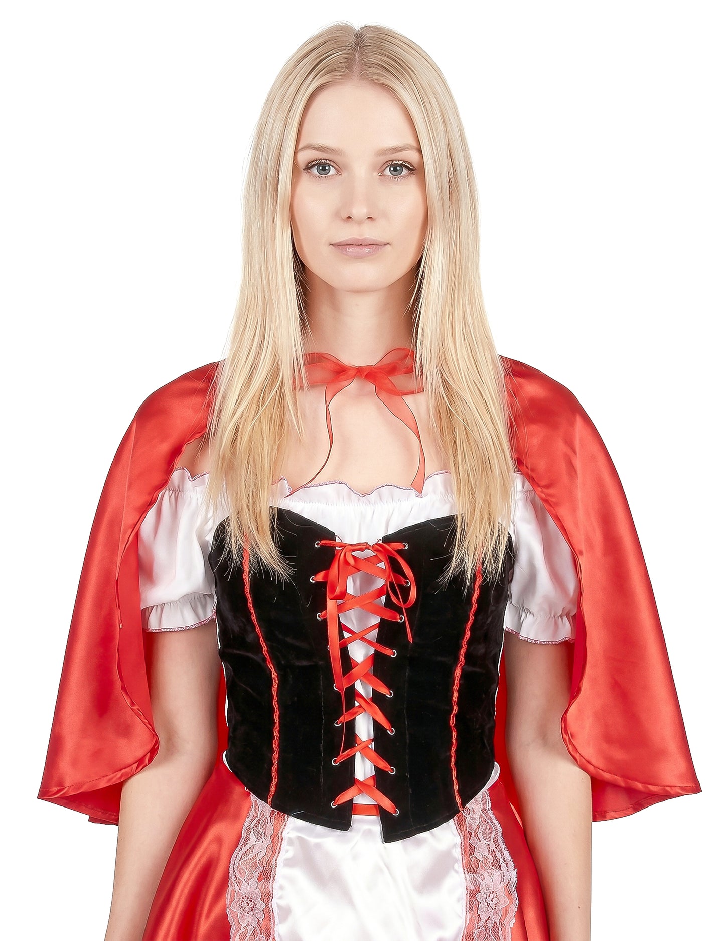 Disfarce de capuchinho vermelho para mulher
