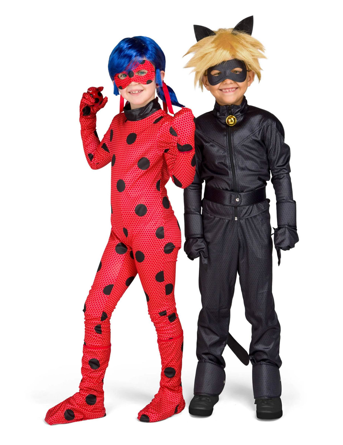 Mise en situação com Ladybug do disfarce completo gato preto Miraculous™