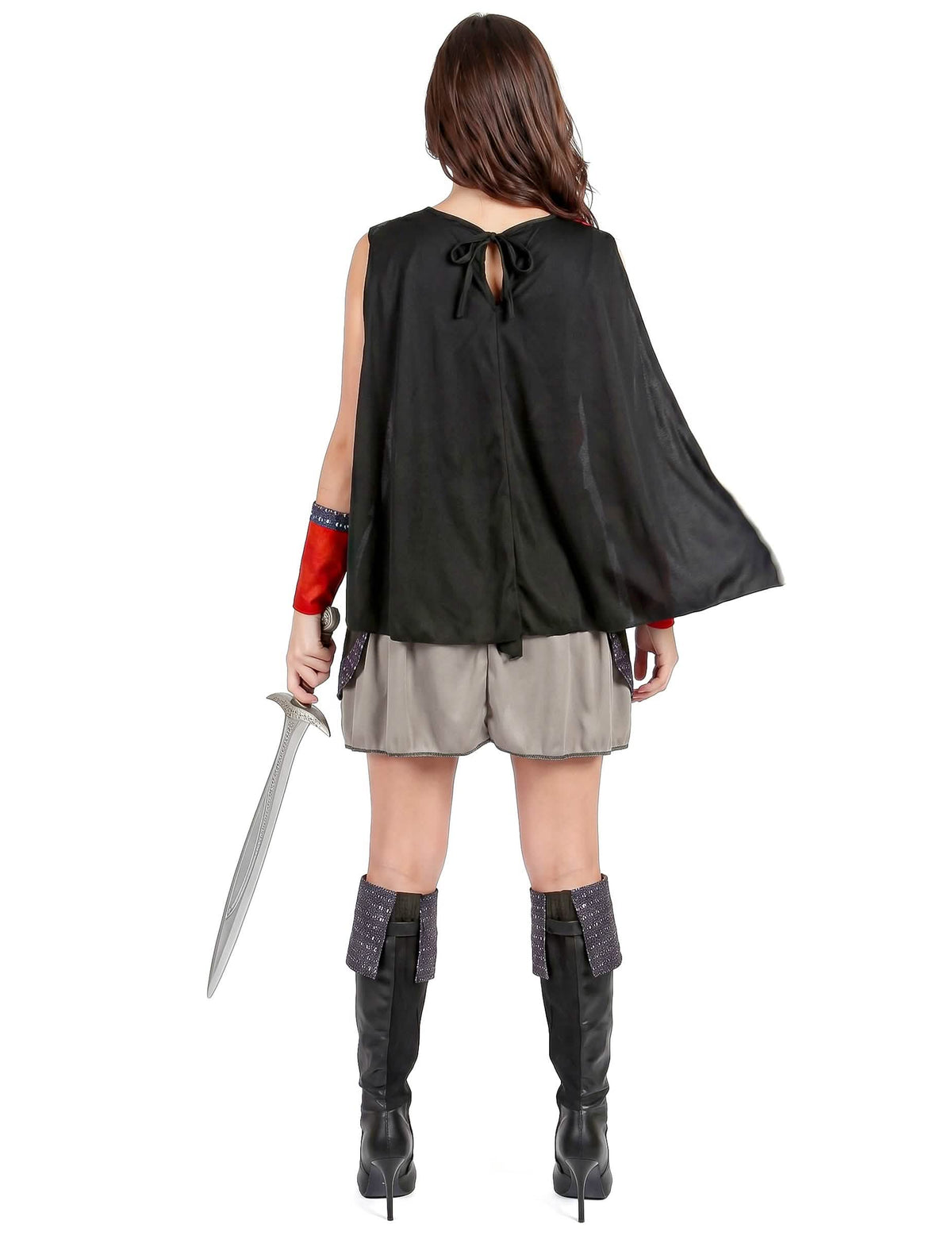 Disfarce cavaleiro medieval mulher
