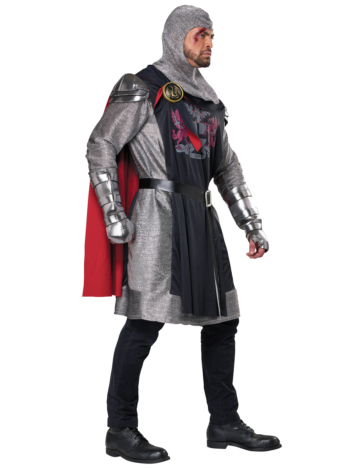 Vue de profil du Déguisement Chevalier Médieval
