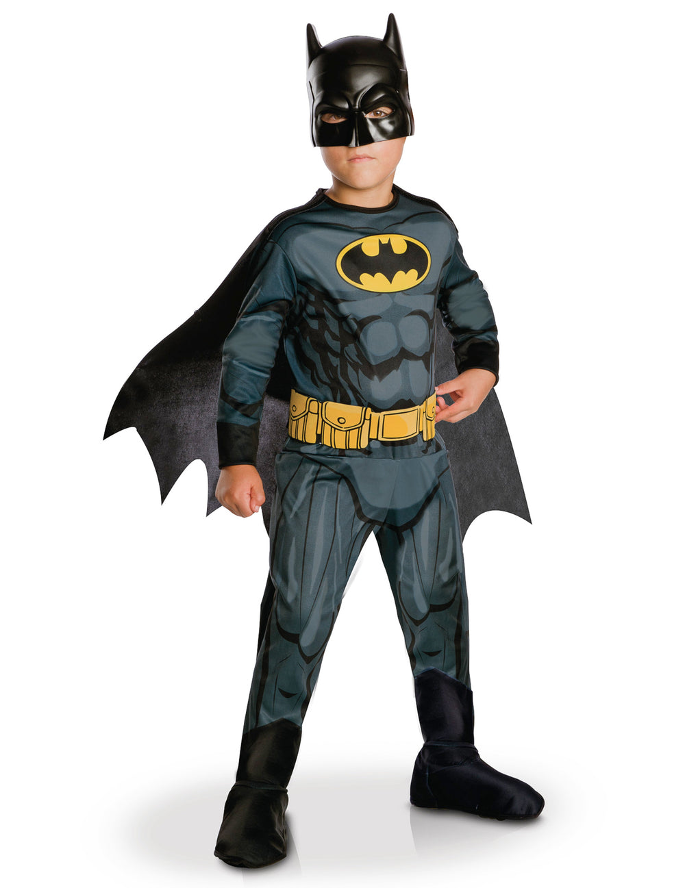 Déguisement classique Batman Justice League™ pour garçon gris et noir avec cape et masque