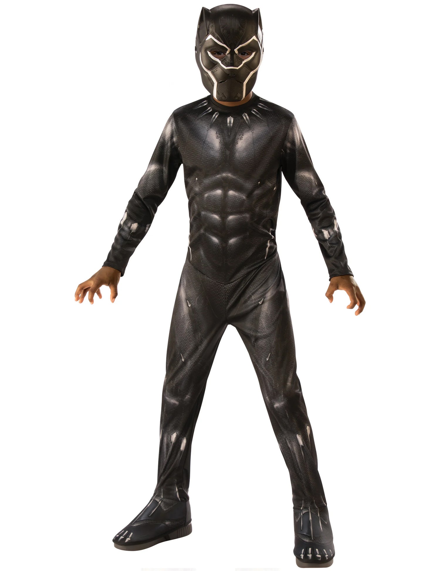 Déguisement classique Black Panther Infinity War pour garçon noir avec masque