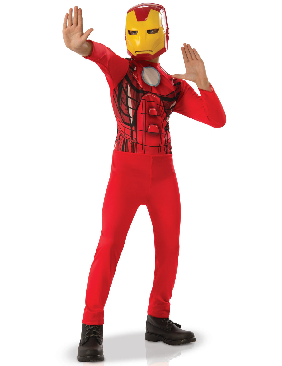 Déguisement classique Iron Man™ pour garçon rouge et jaune avec masque