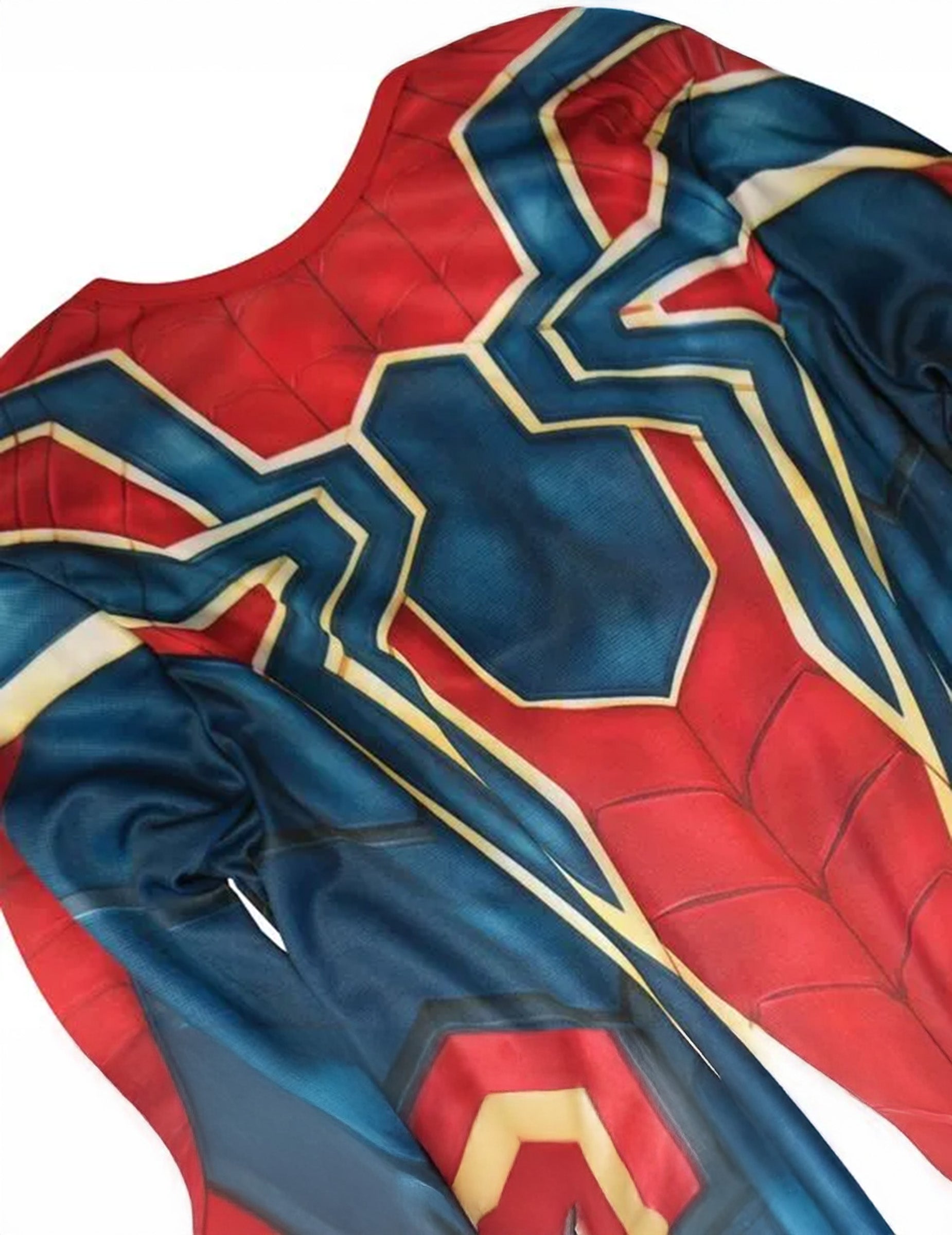 Détail de l'emblème araignée du déguisement classique Iron Spider Infinity War™