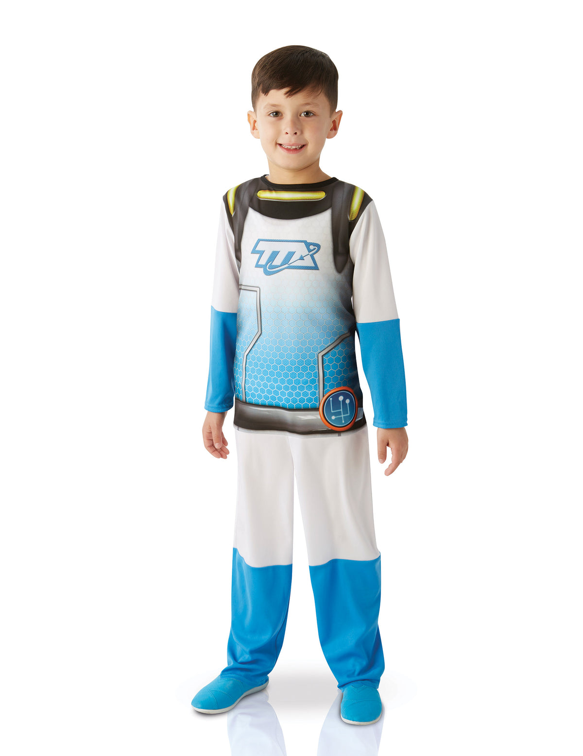 Déguisement de Miles dans l'espace pour enfant bleu et blanc