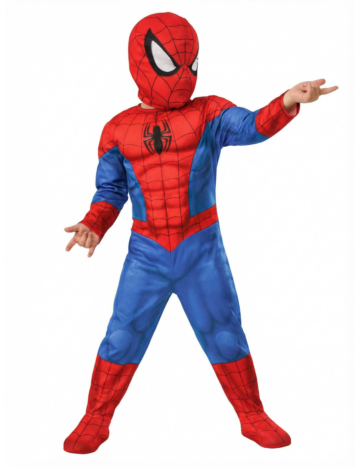 Pose de ação do disfarce clássico sensação Ultimate Spiderman™