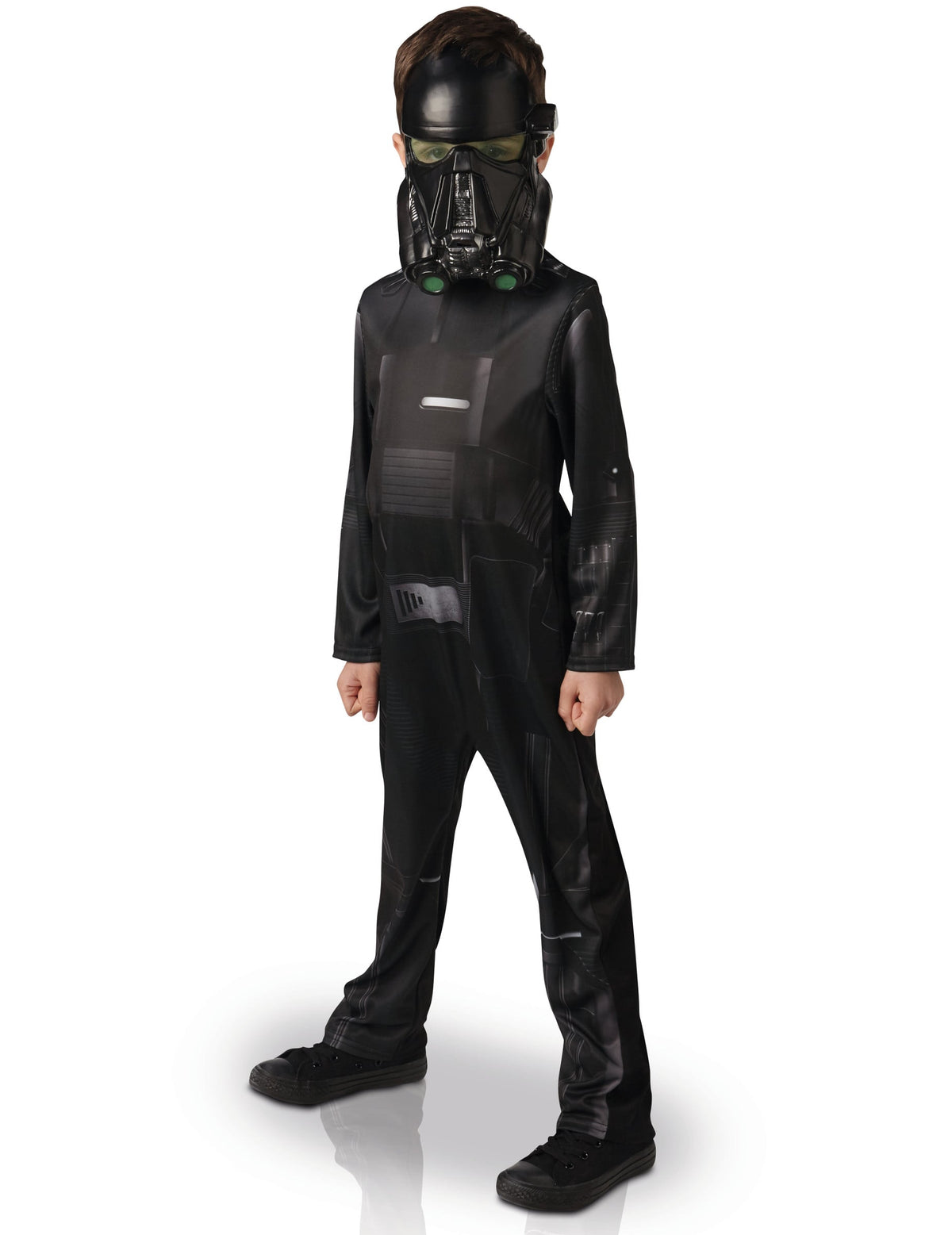 Déguisement classique Death trooper Star Wars Rogue One pour enfant noir avec masque