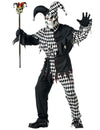 Disfarce Palhaço Arlequim Halloween homem