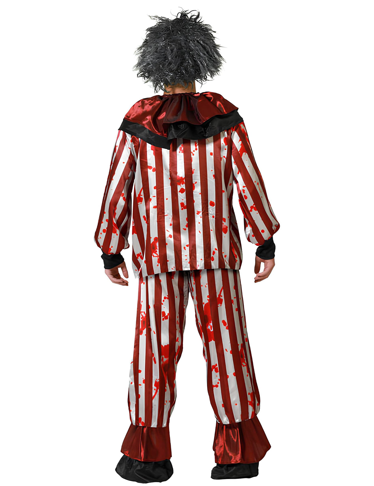 Vue de dos du déguisement de clown cauchemardesque pour homme