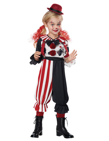 Vue d'ensemble du déguisement de clown pour enfant