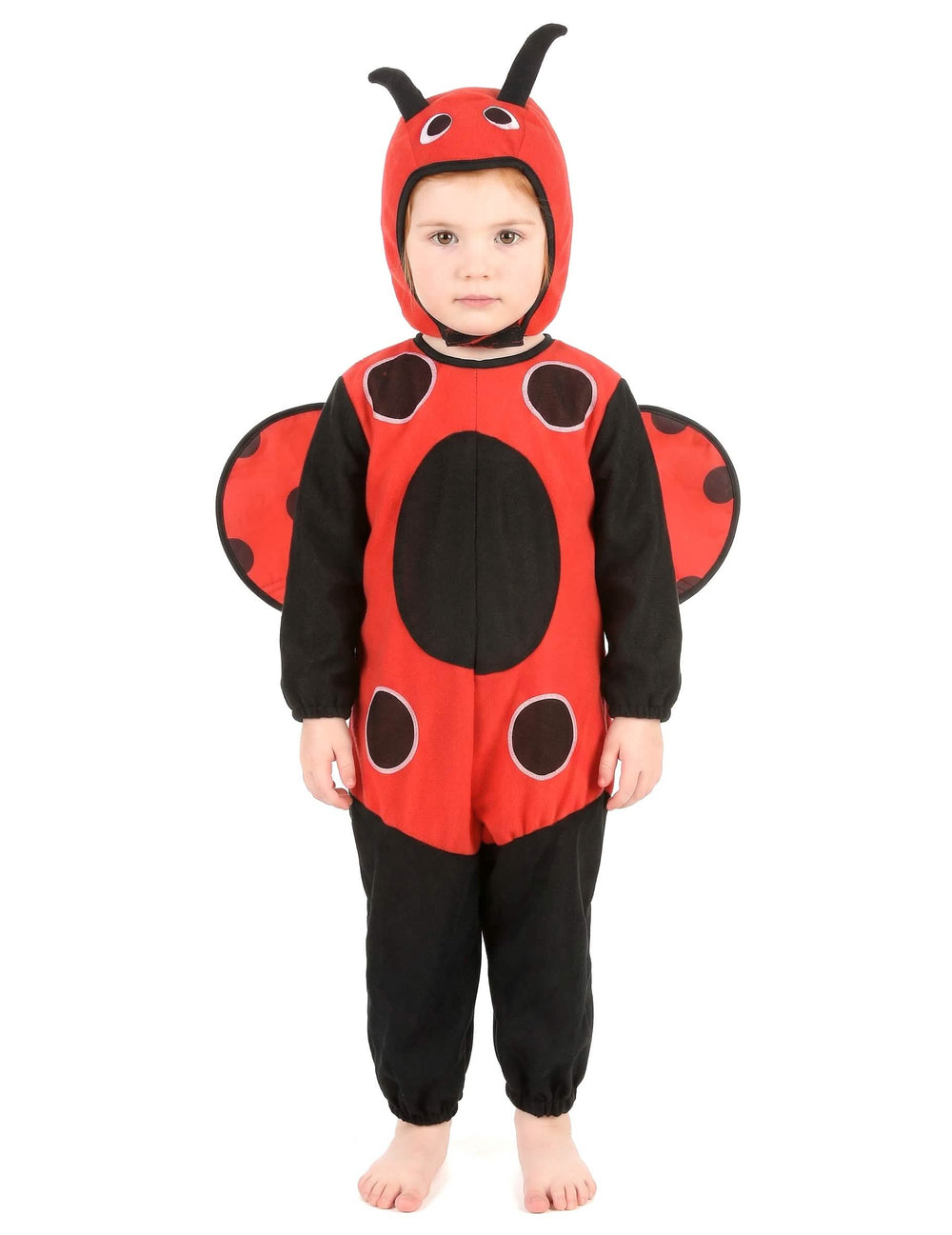 Vue de face du déguisement de coccinelle