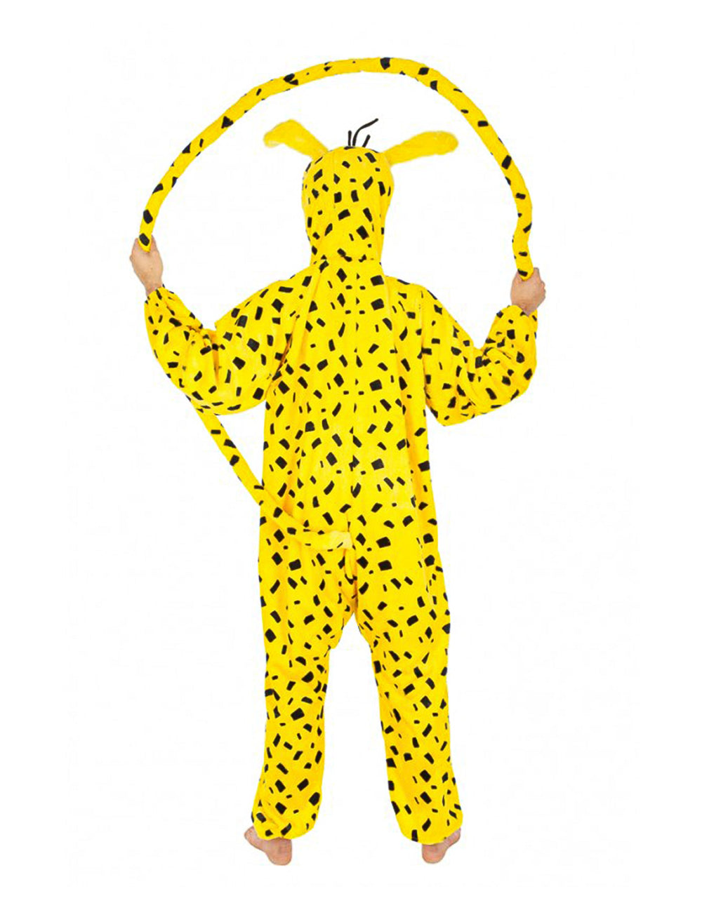 Vue de dos du déguisement combinaison Marsupilami pour enfant