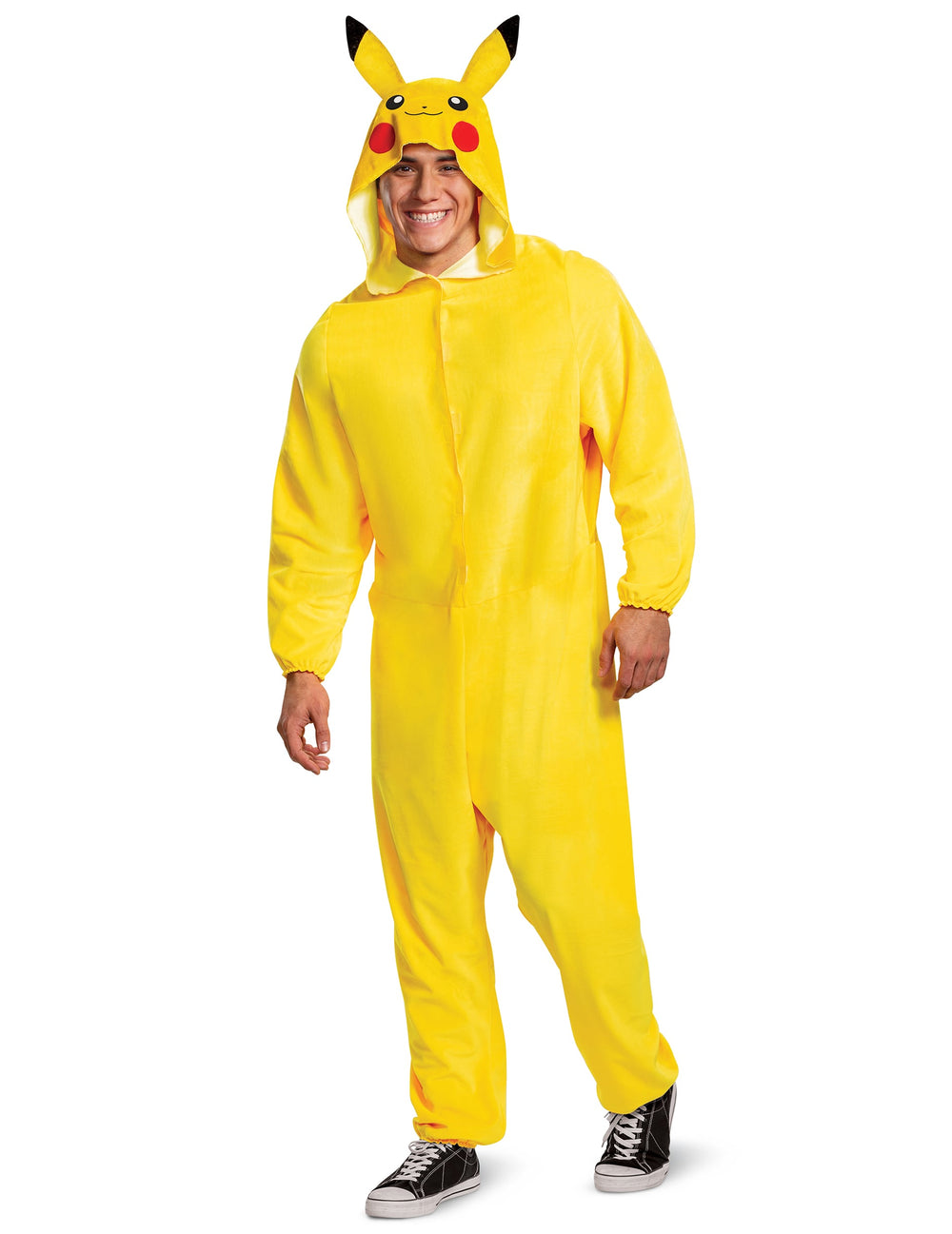 Déguisement Combinaison Pikachu Pokémon™ pour adulte jaune à capuche