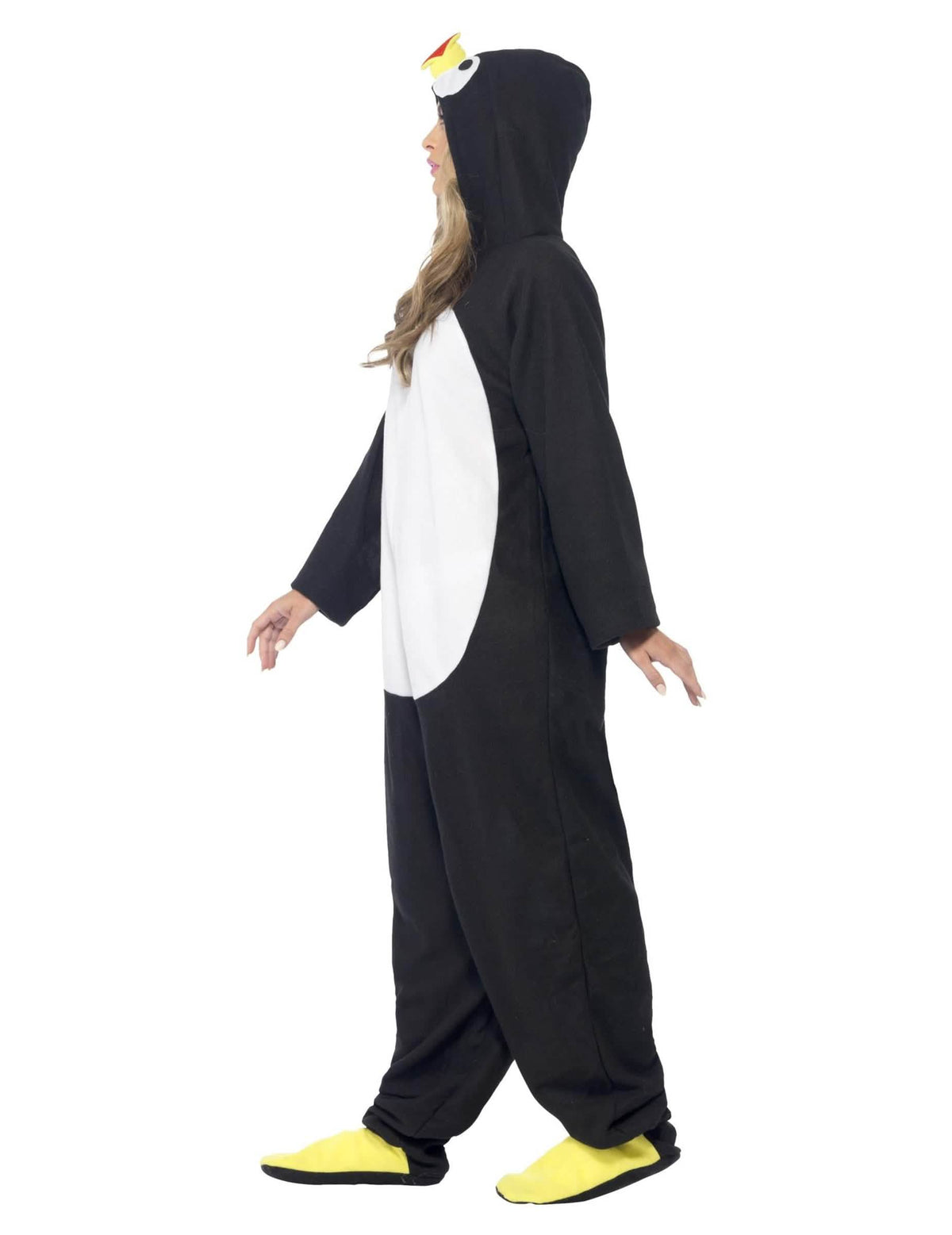 Vue de profil du déguisement combinaison pingouin