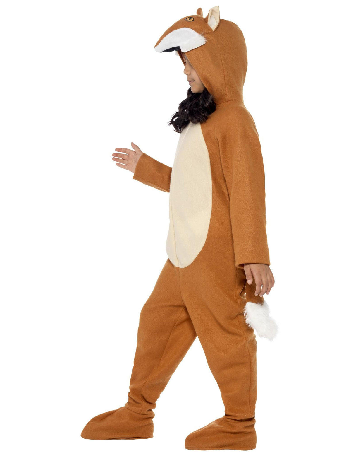 Vue de profil du déguisement combinaison renard