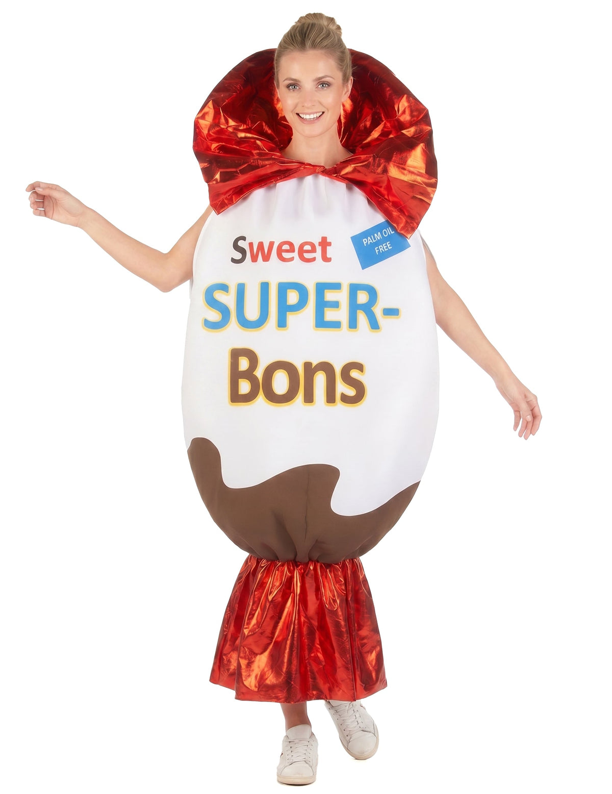 Disfarce chocolate super-bons adulto