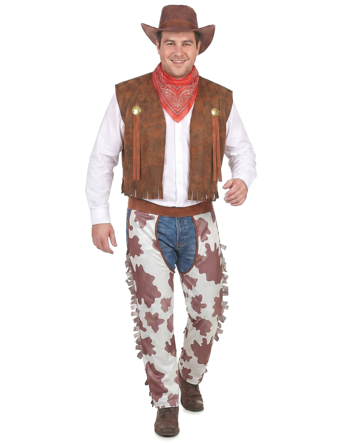 Disfarce de cowboy homem