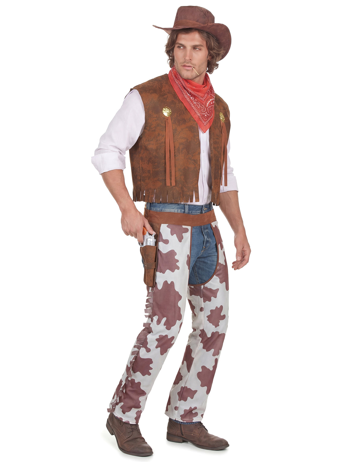 Disfarce de cowboy homem