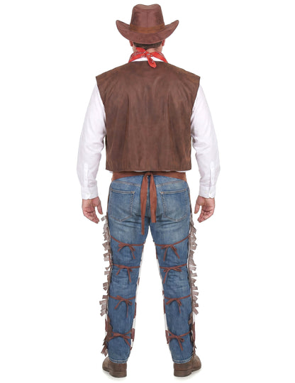 Disfarce de cowboy homem