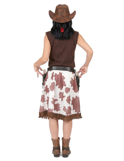 Disfarce cowgirl mulher