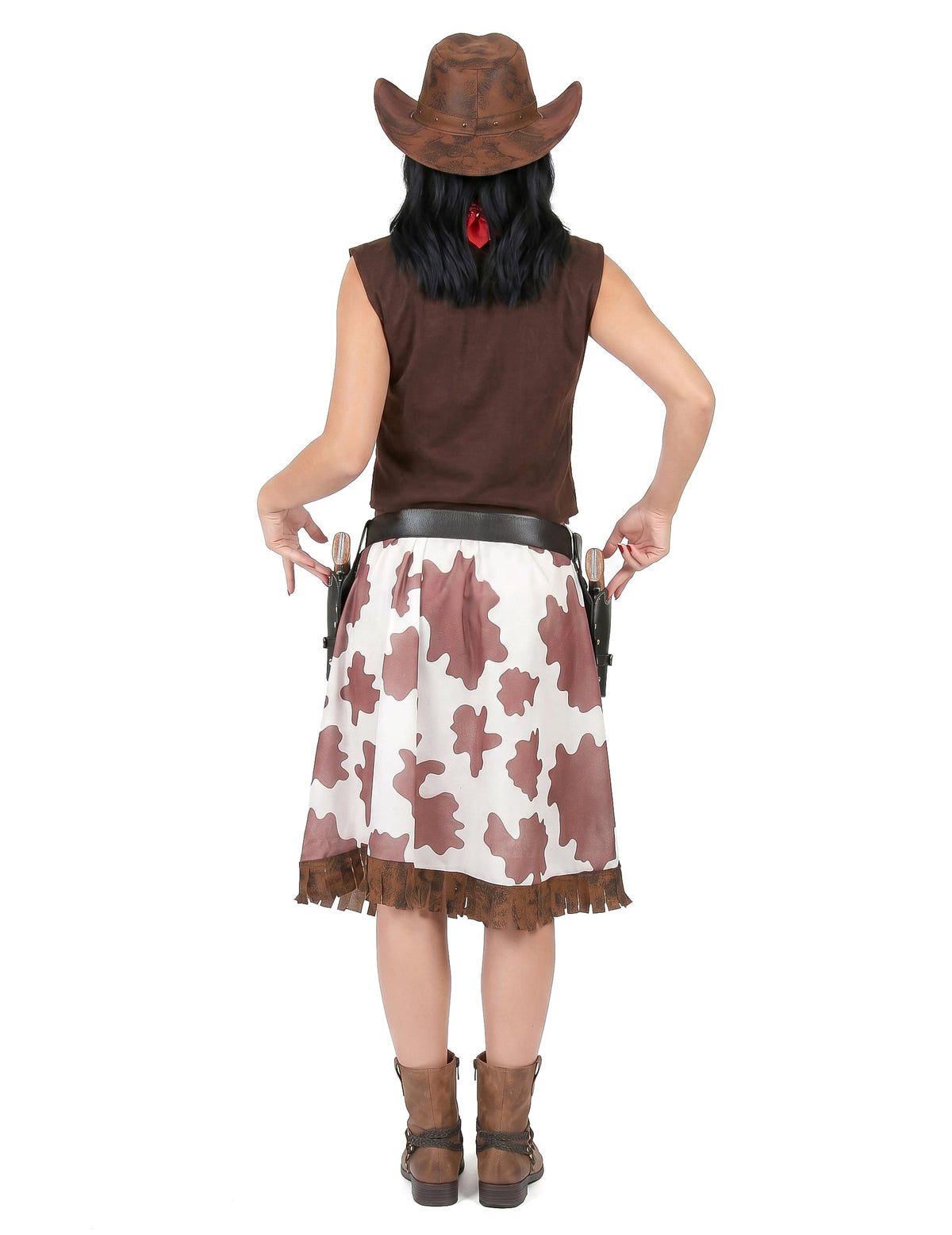 Disfarce cowgirl mulher