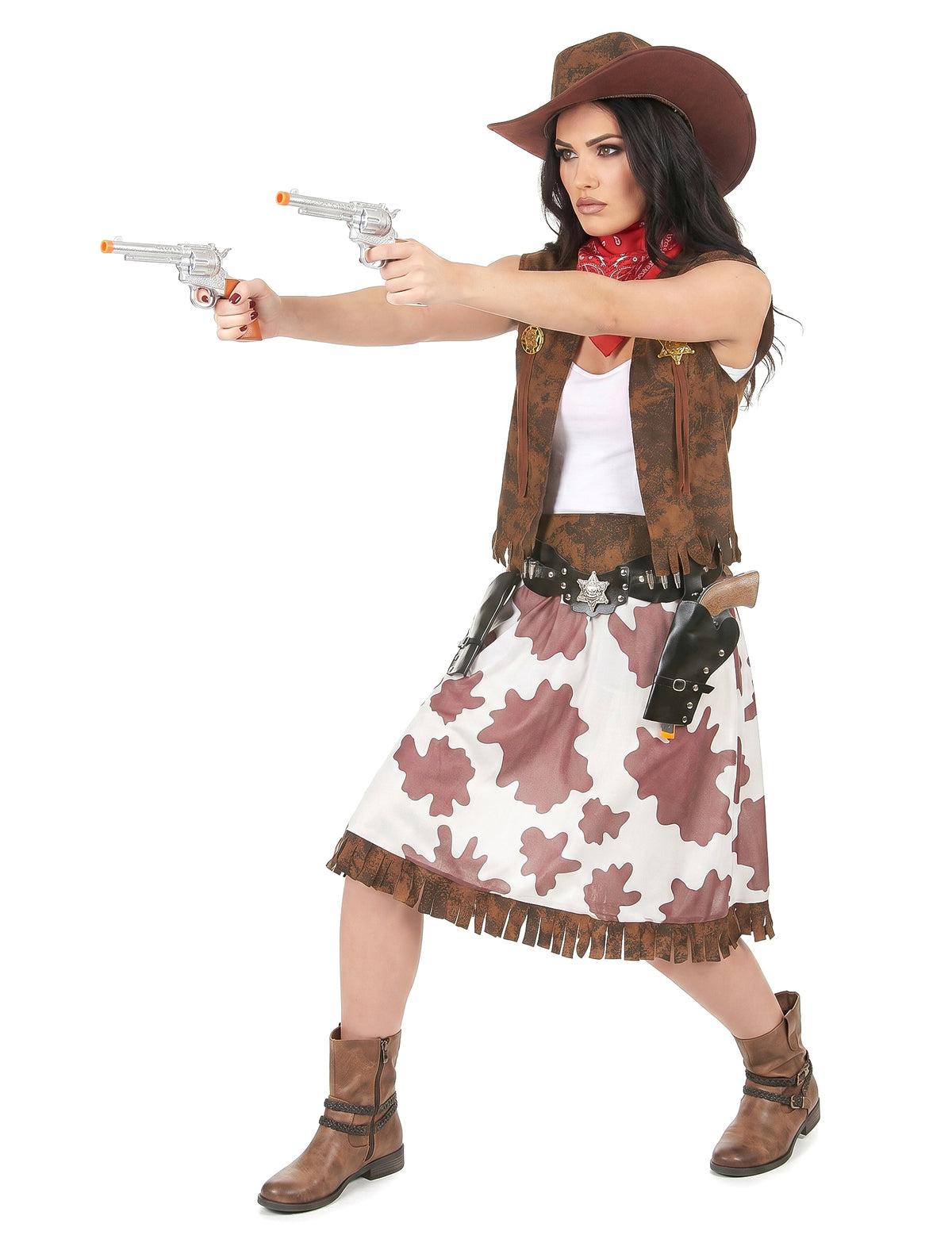 Disfarce cowgirl mulher