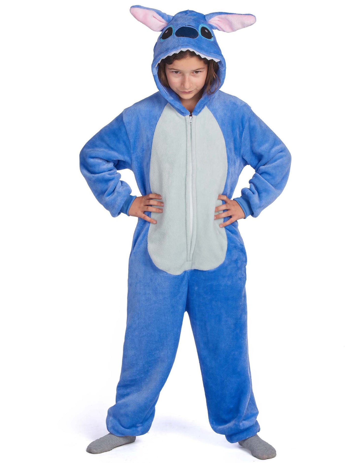 Déguisement créature extraterrestre bleue enfant