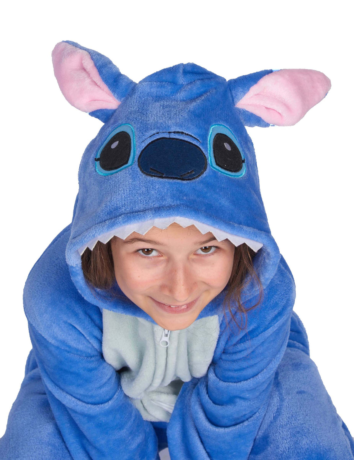 Fato de criatura alienígena azul para criança