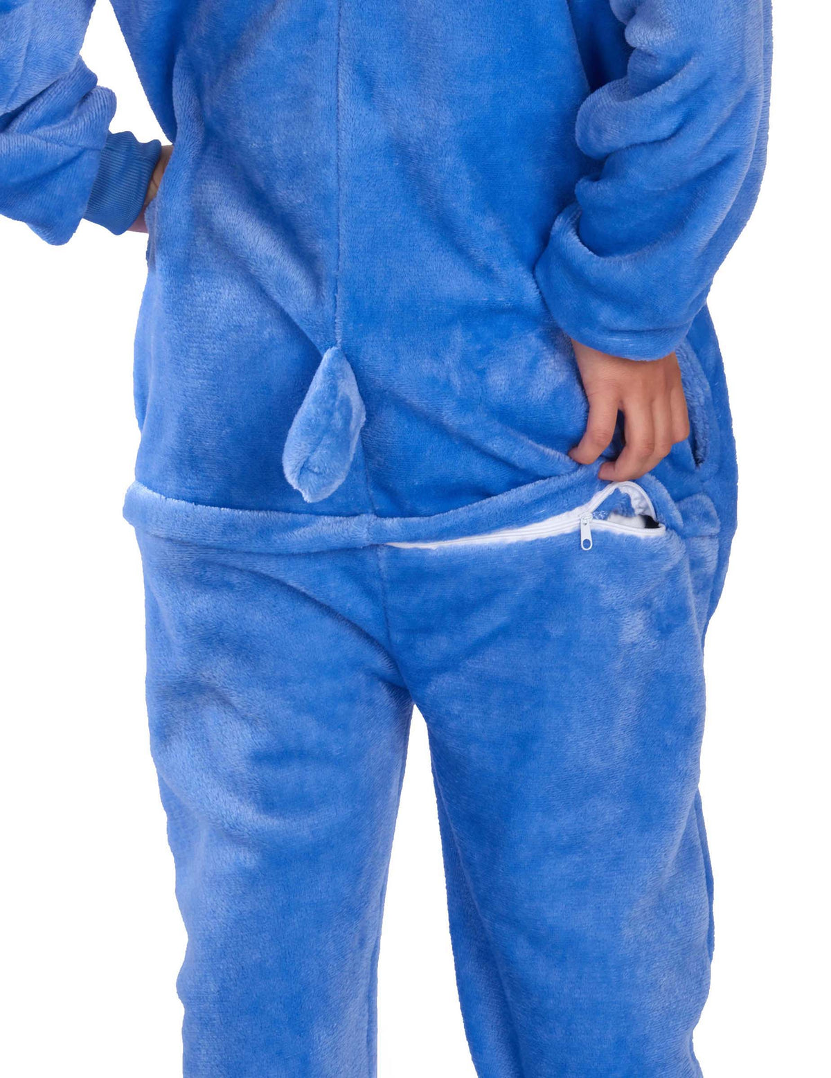 Fato de criatura alienígena azul para criança
