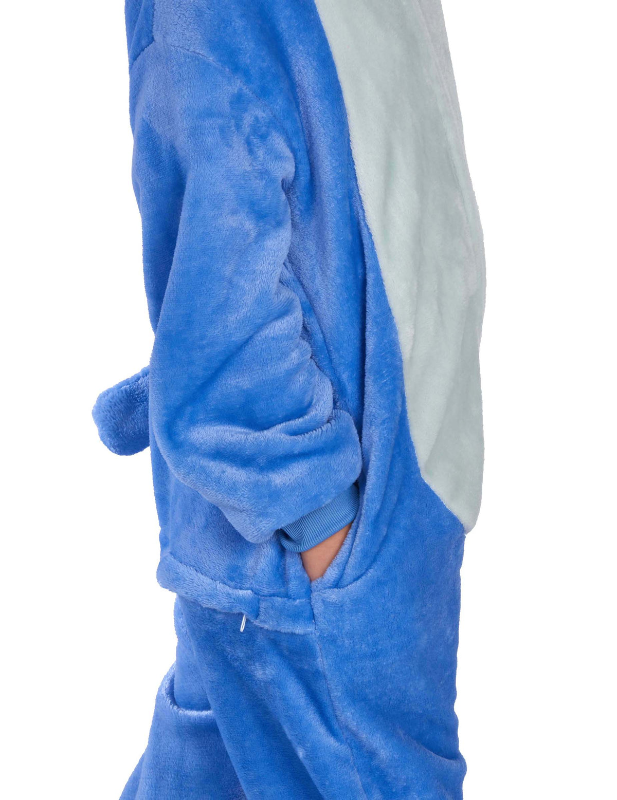 Fato de criatura alienígena azul para criança
