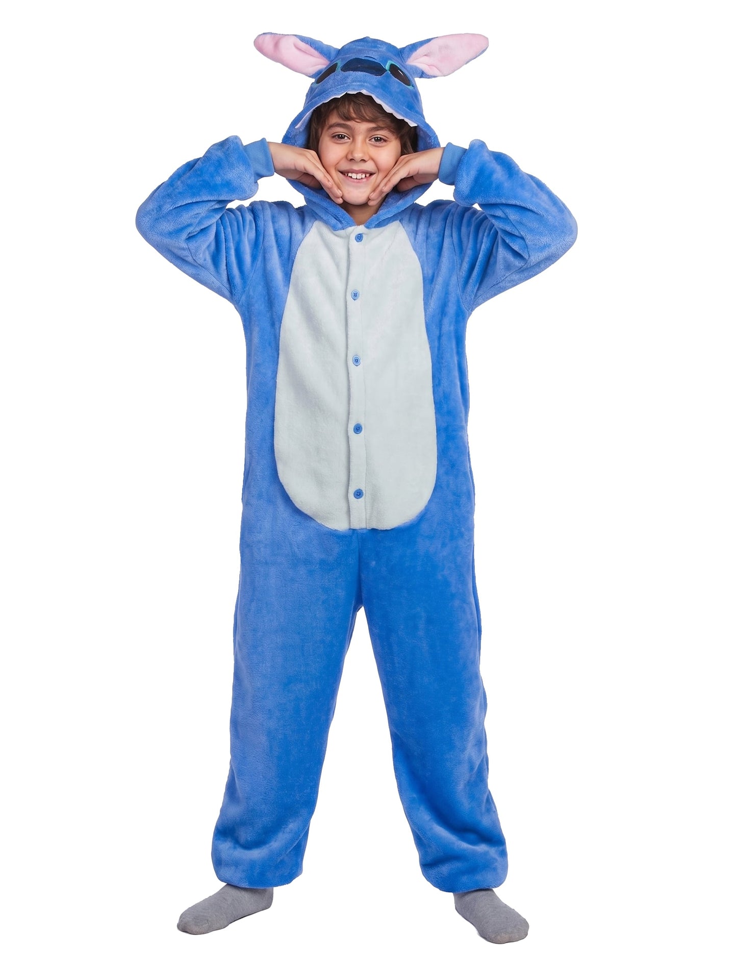 Déguisement créature extraterrestre bleue enfant