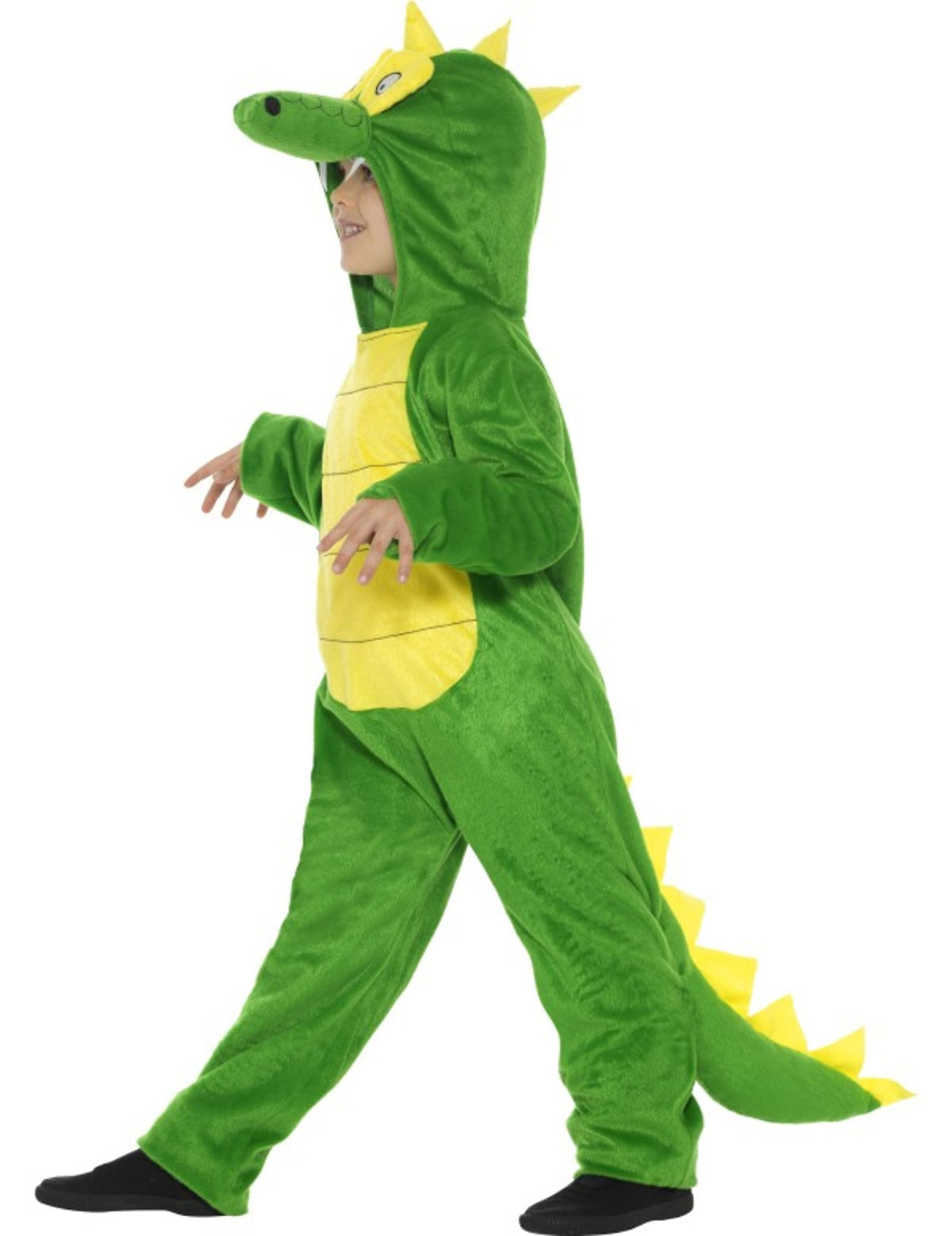 Vue de profil du déguisement crocodile rigolo